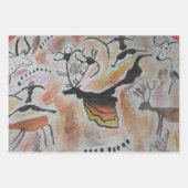 ケーブアート抽象芸術 ラッピングペーパーシート (正面2)