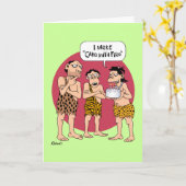 ケーブウマン誕生日 カード (黄色い花)