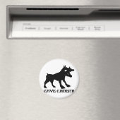 ケーブカネム – 犬のラテン語に注意 マグネット (インサイチュ (食洗機))