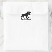 ケーブカネム – 犬のラテン語に注意 ラウンドシール (バッグ)