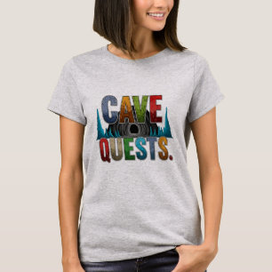 ケーブクイストアドベンチャーTシャツデザイン Tシャツ