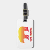 ケーブジャンクションオレゴンレインボーベア ラゲッジタグ (正面縦)