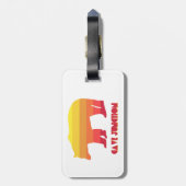 ケーブジャンクションオレゴンレインボーベア ラゲッジタグ (裏面縦)