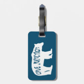 ケーブジャンクションオレゴン熊 ラゲッジタグ (裏面縦)