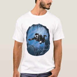 ケーブダイビング – 水中スキューバダイバー Tシャツ