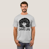 ケーブライフキャバー登山ケーブラバーズ Tシャツ (正面フル)