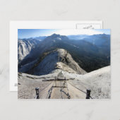 ケーブルからハーフドーム – Yosemite ポストカード (正面/裏面)