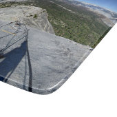 ケーブルから見下ろすハーフドーム – Yosemite カッティングボード (角)