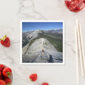 ケーブルから見下ろすハーフドーム – Yosemite スタンダードカクテルナプキン (インサイチュ)