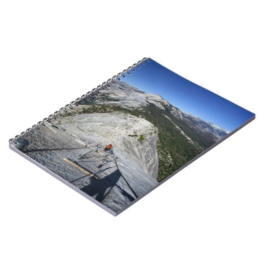 ケーブルから見下ろすハーフドーム – Yosemite ノートブック (左側)