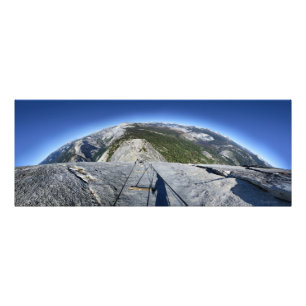 ケーブルから見下ろすハーフドーム – Yosemite フォトプリント