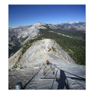ケーブルから見下ろすハーフドーム – Yosemite フォトプリント
