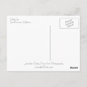 ケーブルカーのポストカード ポストカード (裏面)