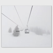 ケーブルカーの撮影方法 ラッピングペーパー (フラット)