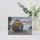 ケーブルカーはハイド通りをサンでチャグアップ ポストカード (スタンド正面)