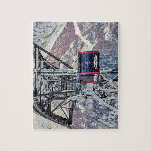 ケーブルカーシャモニーモンブラン ジグソーパズル (縦)