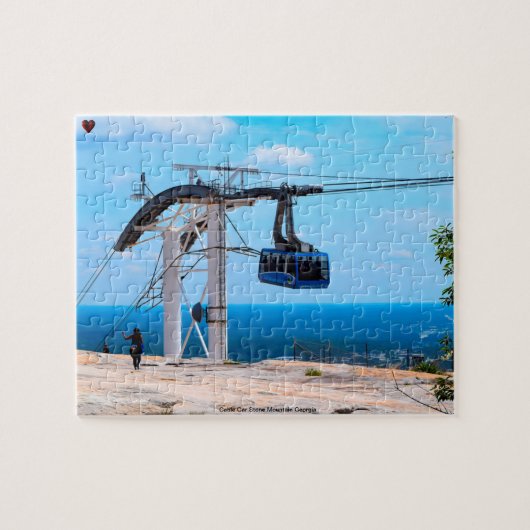 ケーブルカーストーンマウンテンジョージア ジグソーパズル (横)