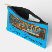 ケーブルカープリントカットソーバッグ アクセサリーポーチ (見開き)