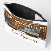 ケーブルカープリントカットソーバッグ アクセサリーポーチ (見開き)