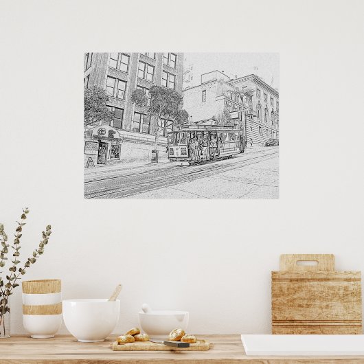 ケーブルカー ポスター (キッチン)