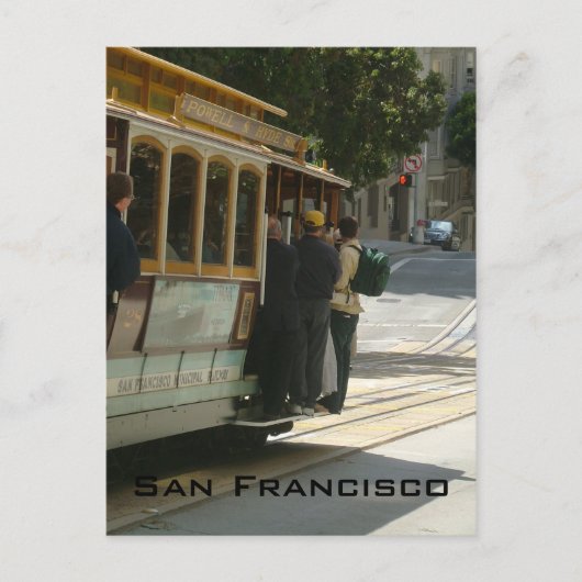 ケーブルカー ポストカード (正面)