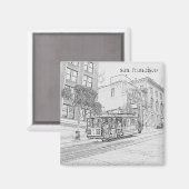 ケーブルカー！ マグネット (正面/裏面)