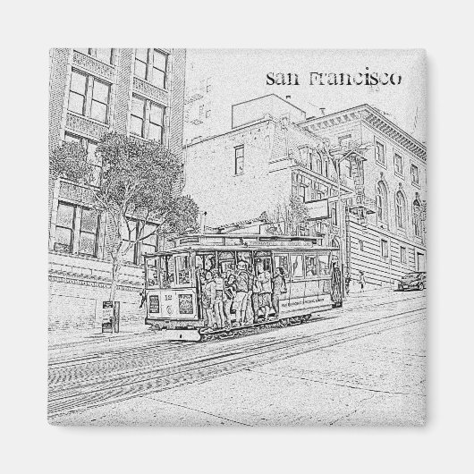 ケーブルカー！ マグネット (正面)