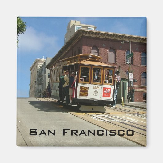 ケーブルカー マグネット (正面)