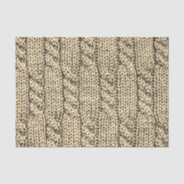 ケーブルニットセーター糸金ゴールドティッシュペーパー 薄葉紙