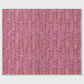 ケーブルニットセーター ラッピングペーパー (フラット)