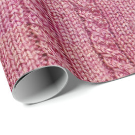 ケーブルニットセーター ラッピングペーパー