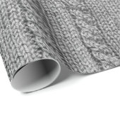 ケーブルニットセーター ラッピングペーパー (ロールコーナー)