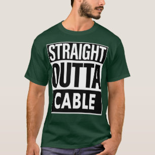 ケーブル名ストレートアウトタケーブル Tシャツ