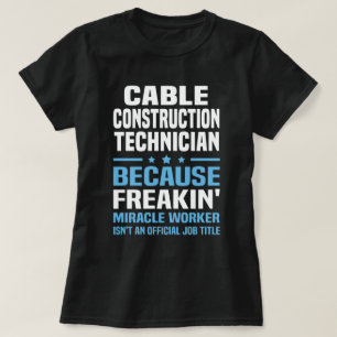 ケーブル建築技術者 Tシャツ