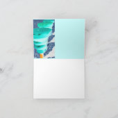 ケーブル・カーの挨拶状 カード (内部)