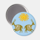 ケーブ絵画ス マグネット (正面/裏面)