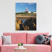 ケープアグルハスライトハウスウエスタンケープ キャンバスプリント (インサイチュ (リビング))