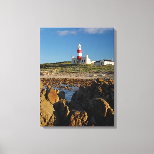 ケープアグルハスライトハウスウエスタンケープ キャンバスプリント (正面)