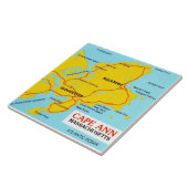 ケープアン・マサチューセッツ陶磁器タイル タイル (側面)