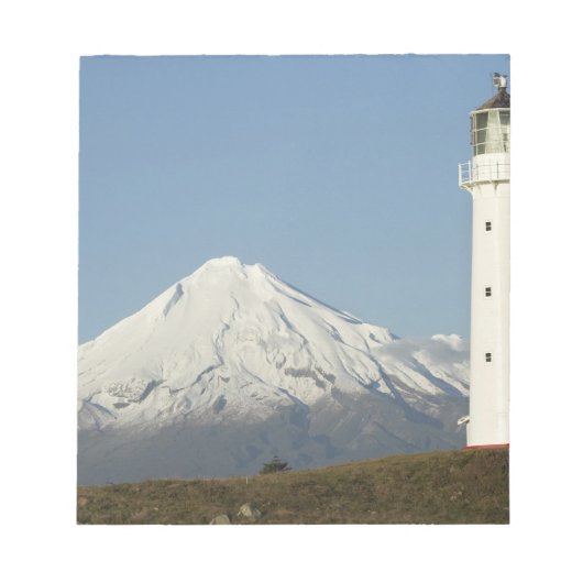 ケープエグモント灯台とタラナキ山 ノートパッド (正面)