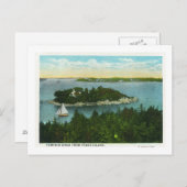 ケープエリザベスビューオブツーライトハウス ポストカード (正面/裏面)