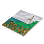 ケープエリザベスメインポートランドヘッドライト タイル (側面)