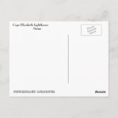 ケープエリザベスライトハウス ポストカード (裏面)