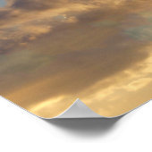 ケープカナベラルで大西洋海上の日の出 ポスター (角)