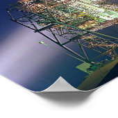 ケープカナベラルフロリダロケット打ち上げ ポスター (角)