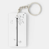 ケープカナベラルSFS表/タクシー図 キーホルダー (裏面)