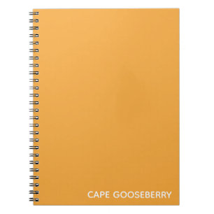 ケープグーズベリー黄色の色名 ノートブック