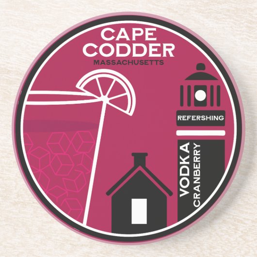 ケープコダーカクテル コースター (正面)