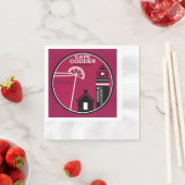 ケープコダーカクテル 縁ありカクテルナプキン (インサイチュ)