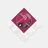 ケープコダーカクテル 縁ありカクテルナプキン (角)